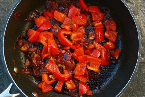 Panfried peppers