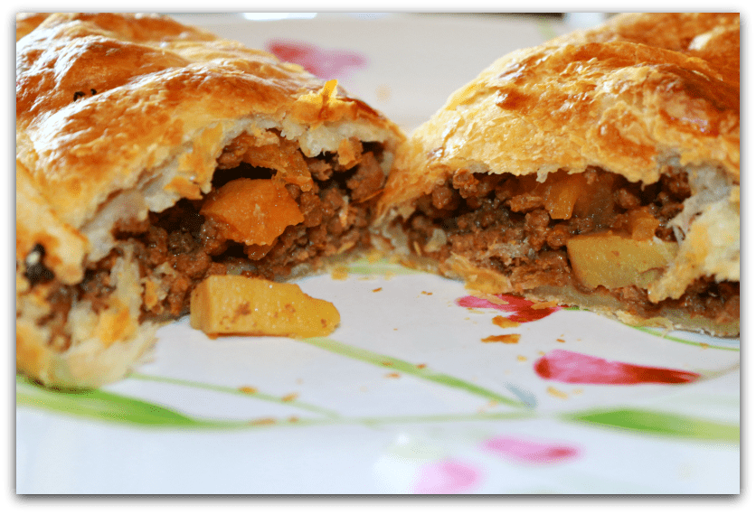 Puff pastry pasty